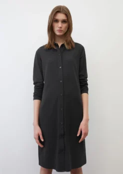 Marc O'Polo Jersey Dress With A Button Placket With TENCEL™ Modal