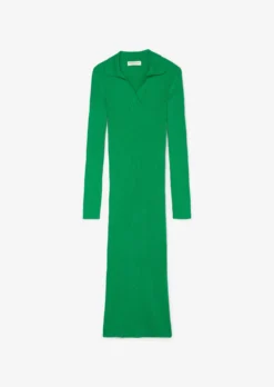 Marc O'Polo Rib Knit Dress With A Polo Collar Made Of An Organic Cotton And Linen Blend -Schlichte Eleganz 2f7ddaa43773a395622bb9cac3779586 scaled