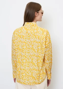 Marc O'Polo Long Sleeve Blouse In A Relaxed Fit With An All-over Print Made Of Paper Touch Poplin -Schlichte Eleganz 3081809f701e5e4b0d797141a025ef29 scaled