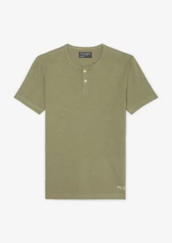 Marc O'Polo Serafino T-shirt Shaped In Soft Slub Jersey Fabric -Schlichte Eleganz 3096d3a89ae0f0e70c0599adda3051c2 scaled