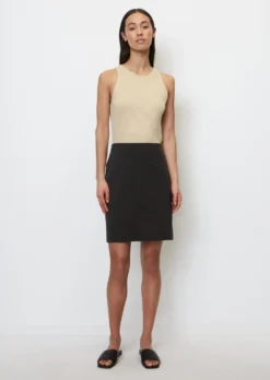 Marc O'Polo Jersey Mini Skirt In A Shaped Fit In Compact Interlock Jersey