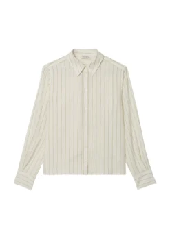 Marc O'Polo Striped Blouse In A Slim Fit Made Of A Soft Organic Cotton Twill -Schlichte Eleganz 31456b92d8d1881b379a5ef14b4a6b9c scaled