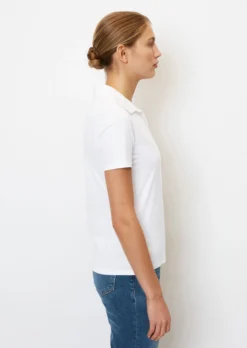Marc O'Polo Short Sleeve Polo Shirt In A Regular Fit With Blended Material Detailing -Schlichte Eleganz 32fada166c2875acc76e5de8cdda373d scaled