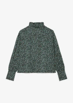 Marc O'Polo Long Sleeve Blouse With An All-over Print And A Stand-up Collar From LENZING™ ECOVERO™ -Schlichte Eleganz 334054e7a34865a5f0743dbea41ac167 scaled