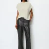 Marc O'Polo Leather Pants Regular Made Of Soft Lamb Nappa Leather