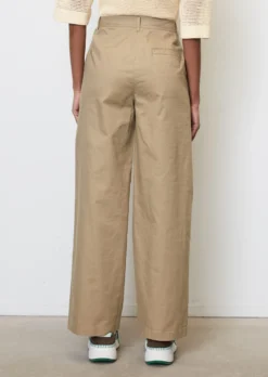 Marc O'Polo Wide-leg Trousers In A Stretchy Blend Of Organic Cotton And Hemp -Schlichte Eleganz 33bf056d1ba63a0847d0edb25dae4537 scaled