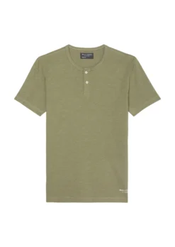 Marc O'Polo Serafino T-shirt Shaped In Soft Slub Jersey Fabric -Schlichte Eleganz 357a8482c46187d038aabfb6b19176d4 scaled