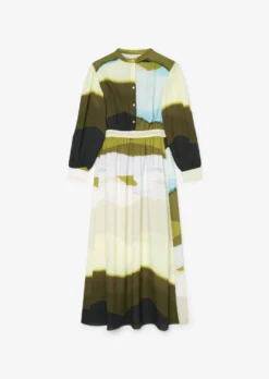 Marc O'Polo Maxi Dress With An All-over Print Made From A Flowy Cupro/viscose Blend -Schlichte Eleganz 3705718aeb297d285d143c97e6f0eaa5 scaled