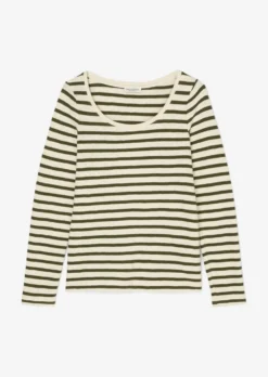 Marc O'Polo Striped Long Sleeve Top In A Loose Fit Made Of Heavy Jersey Fabric Composed Of Organic Cotton 15 Marc O'Polo Striped Long Sleeve Top In A Loose Fit Made Of Heavy Jersey Fabric Composed Of Organic Cotton -Schlichte Eleganz 38601b66379403e04efdc3dbc316c3d3 scaled