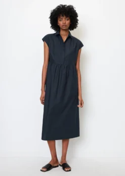 Marc O'Polo Voluminous Poplin Dress Made Of Organic Cotton