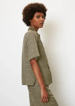Marc O'Polo Flowing Printed Short-sleeved Blouse Made From Viscose Twill 14 Marc O'Polo Flowing Printed Short-sleeved Blouse Made From Viscose Twill -Schlichte Eleganz 3d3916fd7380636b98c4d3ff98f76775 scaled
