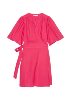 Marc O'Polo Short Linen Wrap Dress With Flounce Sleeves -Schlichte Eleganz 3ddc5be833d113d692e423702a7400a7 scaled