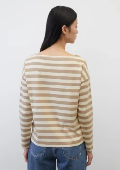 Marc O'Polo Striped Long-sleeved Top Made Of Interlock Jersey -Schlichte Eleganz 3e8e50f8bbc2bc4774739d739ade6cfc scaled