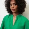 Marc O'Polo Regular Tunic Blouse In A Mix Of Materials
