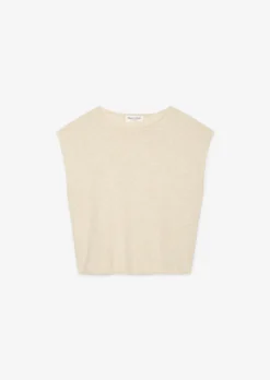 Marc O'Polo Sleeveless Fine-knit Jumper In A Loose Fit Made Of A Blend Of Organic Cotton And Linen -Schlichte Eleganz 4012eee0b05c3b668bfeec61361edf29 scaled