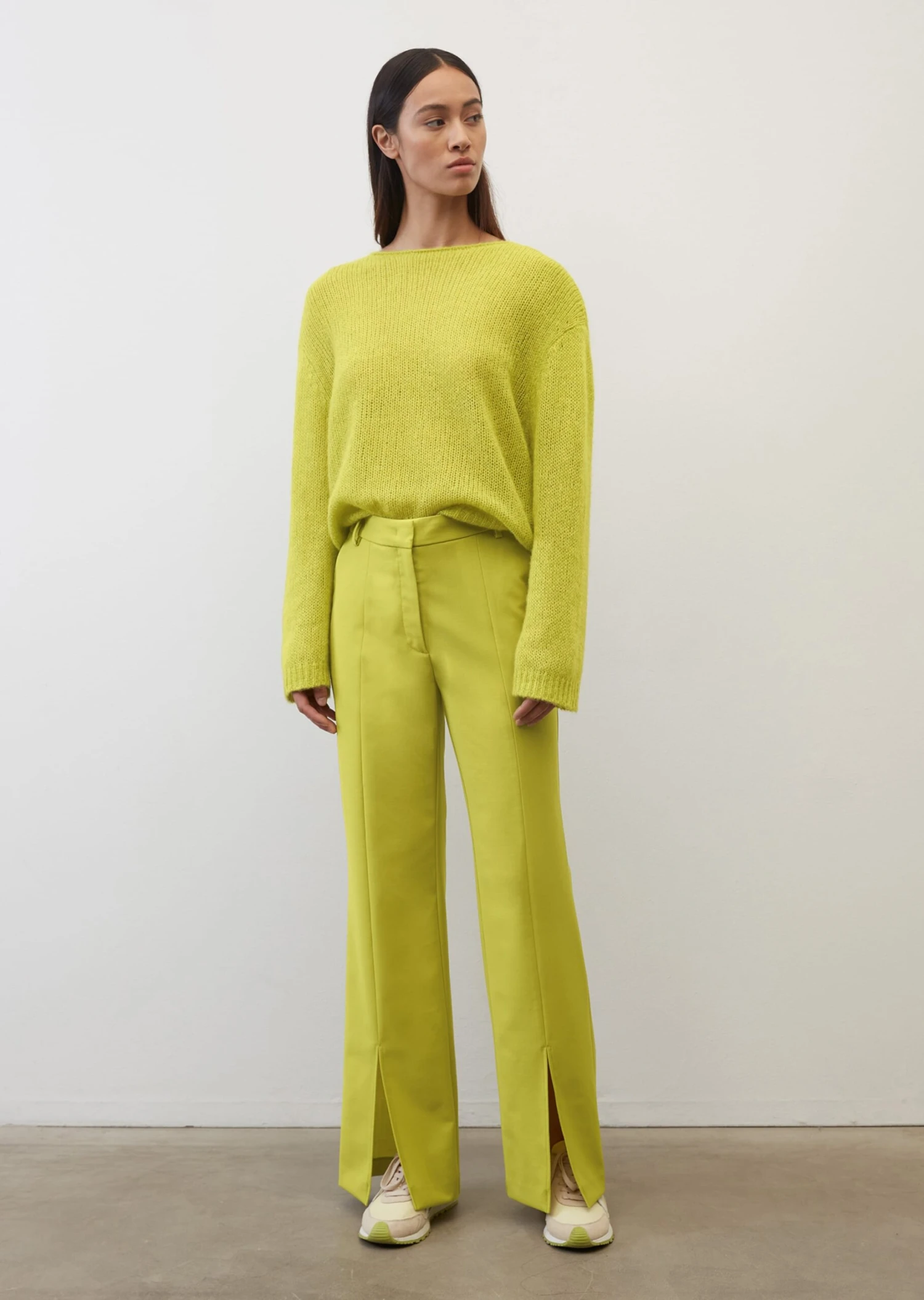 Marc O'Polo Tailored Trousers With Hem Slits Made From A Stretchy Wool Blend 2 Marc O'Polo Tailored Trousers With Hem Slits Made From A Stretchy Wool Blend – Bild 2