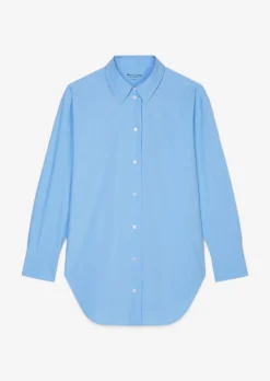 Marc O'Polo Boyfriend Shirt Blouse In A Relaxed Fit Made Of Organic Cotton With A Paper-like Texture -Schlichte Eleganz 464286bab8d061bc8e3c2526b9863874 scaled