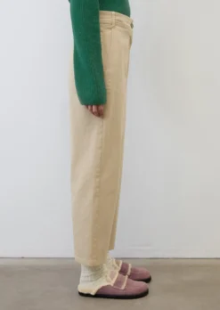 Marc O'Polo Wide Ankle-length Trousers Made Of Brushed Twill -Schlichte Eleganz 4761b98a0956cd994dfc1b9eb1dbc109 scaled