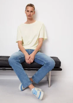 Marc O'Polo T-shirt With A Trimmed Hem With TENCEL™ Modal