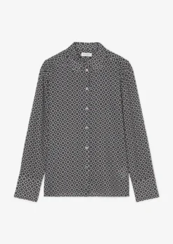Marc O'Polo Long-sleeved Blouse With All-over Print Regular In Voile Fabric With A Silky Touch -Schlichte Eleganz 47d0d40a52893171966959654cded277 scaled