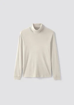 Marc O'Polo Long Sleeve Polo Neck Top, Shaped Fit Made From Pure Organic Cotton -Schlichte Eleganz 47d9acc656f28b229210c76427f86c04 scaled