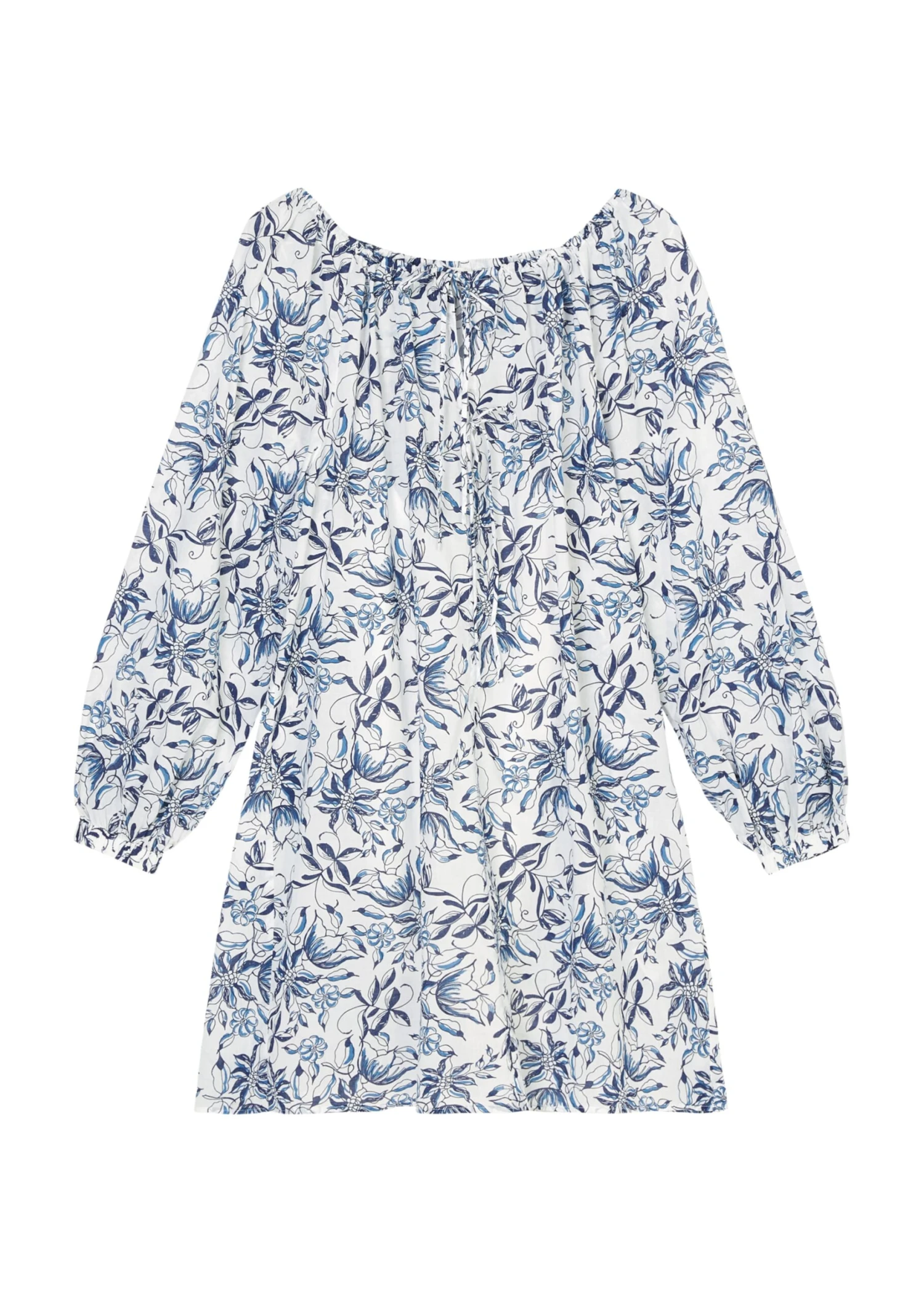 Marc O'Polo Printed Floral Mini Dress Made Of Crisp Cotton Voile 8 Marc O'Polo Printed Floral Mini Dress Made Of Crisp Cotton Voile – Bild 8