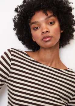 Marc O'Polo Striped Long Sleeve Top, Regular Fit In Organic Cotton Slub Jersey -Schlichte Eleganz 4a36ac88e801b4d1419b4de339537212 scaled
