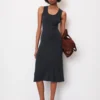 Marc O'Polo Sleeveless Fine Knit Dress In A Fitted Cut Made Of Organic Cotton