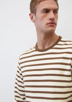 Marc O'Polo Striped Long Sleeve Top In A Regular Fit Made From Pure Organic Cotton -Schlichte Eleganz 4bf299b7e7faec954dddd1c96f178775 scaled