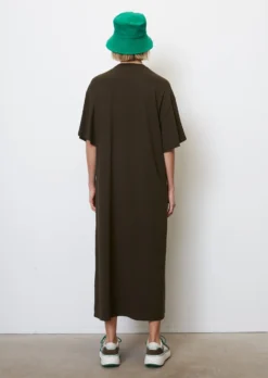 Marc O'Polo Flowing Jersey Dress With Flounce Sleeves Made From An Organic Cotton/modal Blend -Schlichte Eleganz 4d193a9b0bbb4cc738516e0a278690be scaled