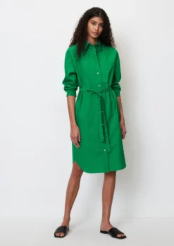 Marc O'Polo Poplin Shirt Dress Made Of Organic Cotton -Schlichte Eleganz 4d9dcd983487ab79ecb21a996728170d scaled