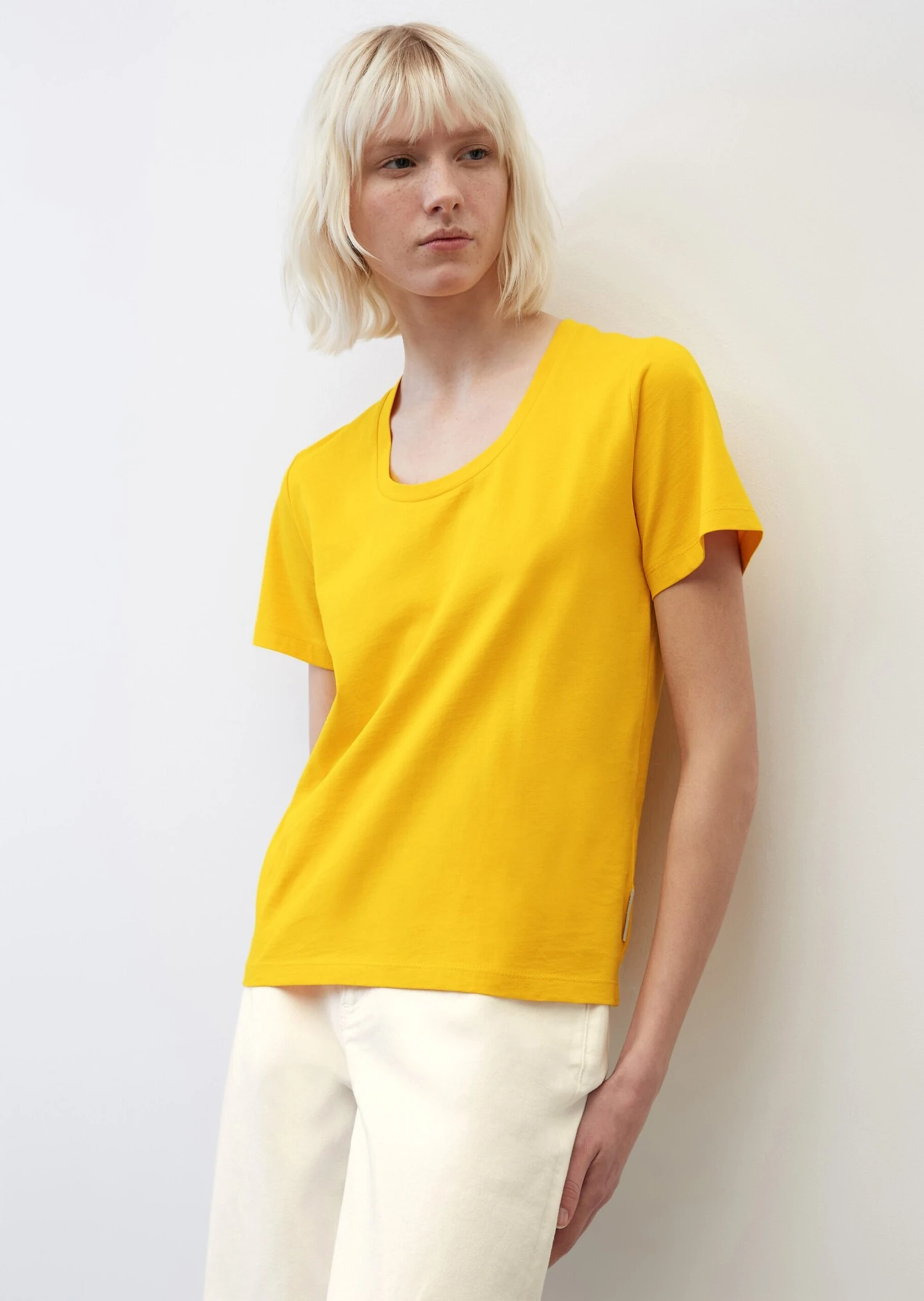 Marc O'Polo Loose Round-neck T-shirt Made Of Organic Cotton 2 Marc O'Polo Loose Round-neck T-shirt Made Of Organic Cotton – Bild 2