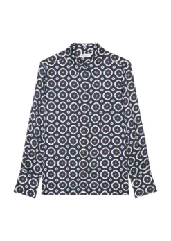 Marc O'Polo Long-sleeved Blouse With All-over Print From Recycled Vicose -Schlichte Eleganz 50d280d4134e630cf064313263708880 scaled