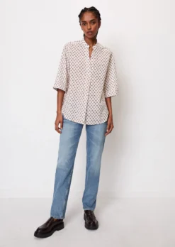 Marc O'Polo Patterned Tunic Blouse In A Regular Fit Made Of Lightweight Cotton Voile -Schlichte Eleganz 5175566ff6abd9b5c9350c94af4b2dc2 scaled