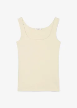 Marc O'Polo Sleeveless Top In A Shaped Fit Made Of Stretchy Organic Cotton Jersey -Schlichte Eleganz 5406f4b5c29690ae27e690ee3d1532ea scaled