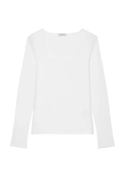 Marc O'Polo Long Sleeve Top In A Regular Fit With A Square Neckline Made Of Stretch Jersey 16 Marc O'Polo Long Sleeve Top In A Regular Fit With A Square Neckline Made Of Stretch Jersey -Schlichte Eleganz 5426d2189ffd564c25d4af358e53a3a2 scaled