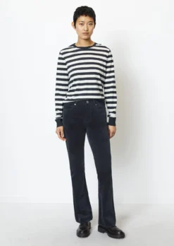 Marc O'Polo Striped Luxury Long Sleeve Regular With TENCEL™ Lyocell -Schlichte Eleganz 550808588035351d3679bc31af00a929 scaled