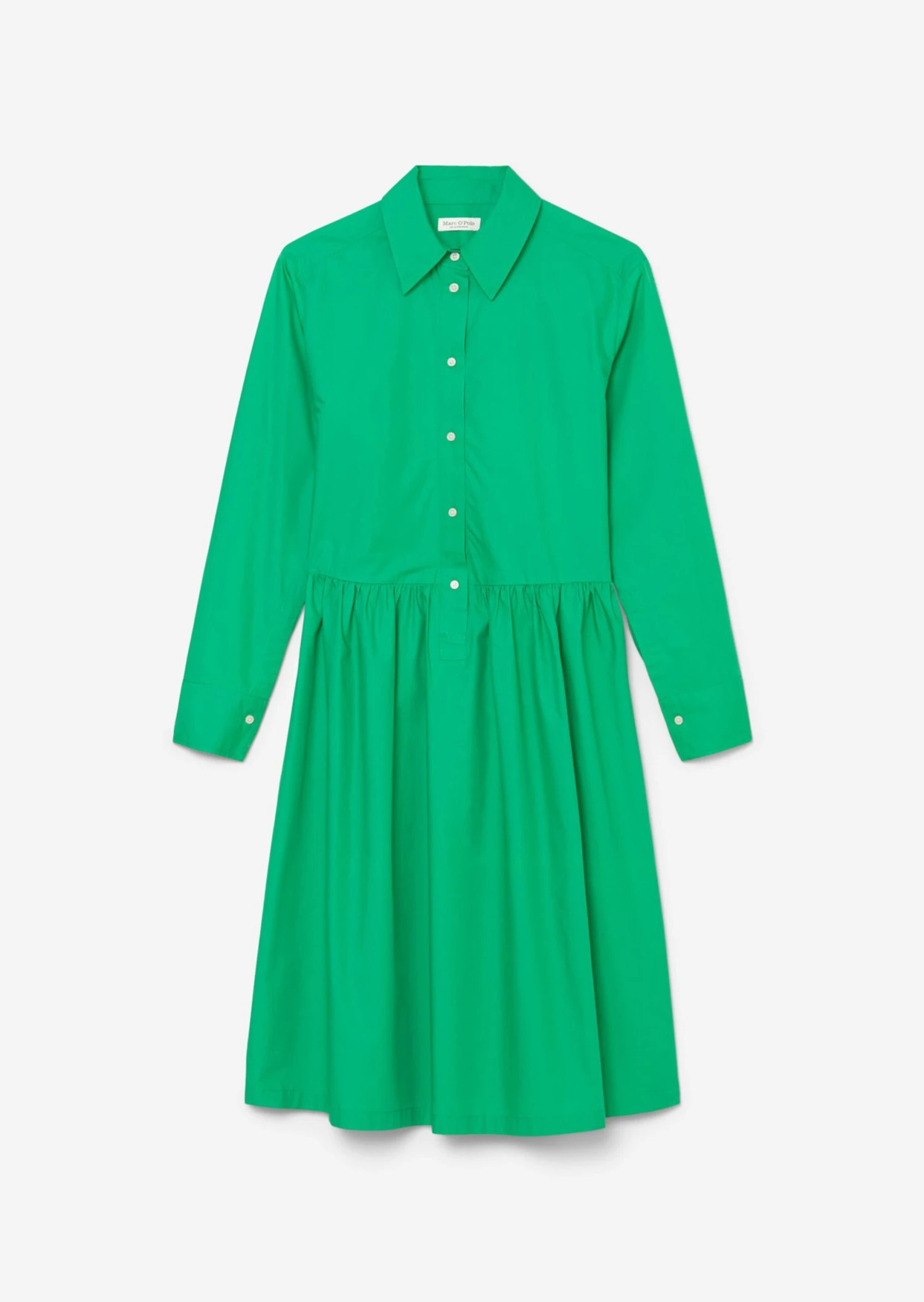 Marc O'Polo Blouse Dress With A Gathered Skirt Made From A Lightweight Organic Cotton/lyocell Blend 7 Marc O'Polo Blouse Dress With A Gathered Skirt Made From A Lightweight Organic Cotton/lyocell Blend – Bild 7