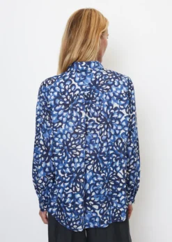 Marc O'Polo Long Sleeve Blouse In A Relaxed Fit Made Of Lightweight Voile Fabric -Schlichte Eleganz 55389cb831209e06dd58b05443dcd2ed scaled