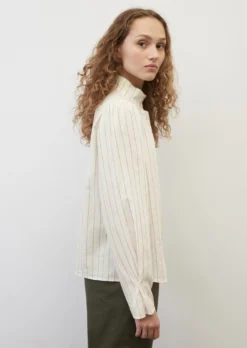 Marc O'Polo Striped Blouse In A Regular Fit Made Of A Soft Organic Cotton Twill -Schlichte Eleganz 55834f34371c33f8838baf85fc8646f0 scaled