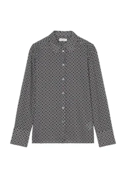Marc O'Polo Long-sleeved Blouse With All-over Print Regular In Voile Fabric With A Silky Touch -Schlichte Eleganz 56598444acd49769f75dafcde84a855a scaled