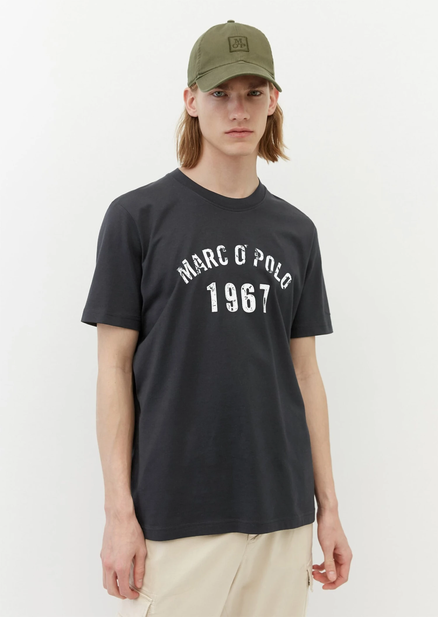 Marc O'Polo Heavy Jersey T-shirt, Regular Fit Made Of Soft Organic Cotton 1 Marc O'Polo Heavy Jersey T-shirt, Regular Fit Made Of Soft Organic Cotton