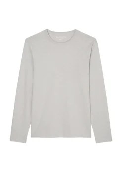 Marc O'Polo Slub Jersey Long Sleeve Top, Shaped Fit Made From Pure Organic Cotton -Schlichte Eleganz 589f53e61f75d9d61b39642ffc955de3 scaled