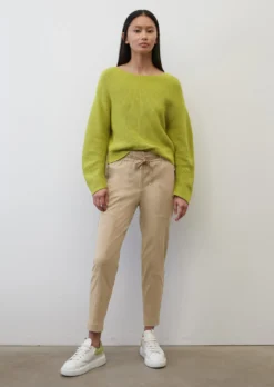 Marc O'Polo LONTTA Tapered Travel Trousers Made Of Tencel™ Lyocell