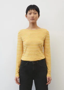 Marc O'Polo Striped Longsleeve Regular In Organic Cotton Slub Jersey -Schlichte Eleganz 5b37ff67e09368ba13c7cccbeb4a1d9f scaled