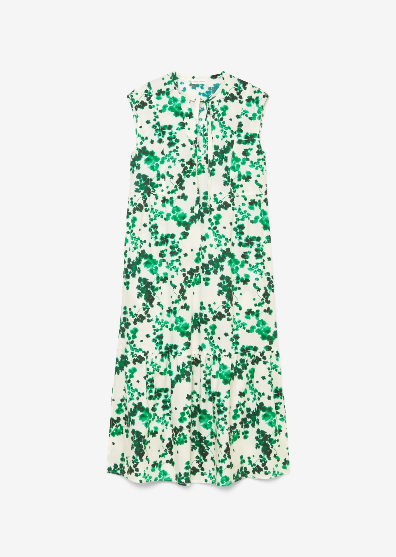 Marc O'Polo Sleeveless Midi Dress With A Flounce Hem Made Of Light Poplin Quality 7 Marc O'Polo Sleeveless Midi Dress With A Flounce Hem Made Of Light Poplin Quality – Bild 7