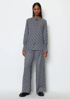 Marc O'Polo Long-sleeved Blouse With All-over Print From Recycled Vicose -Schlichte Eleganz 5b6f7a46d99007d40eb9a1455843e169 scaled