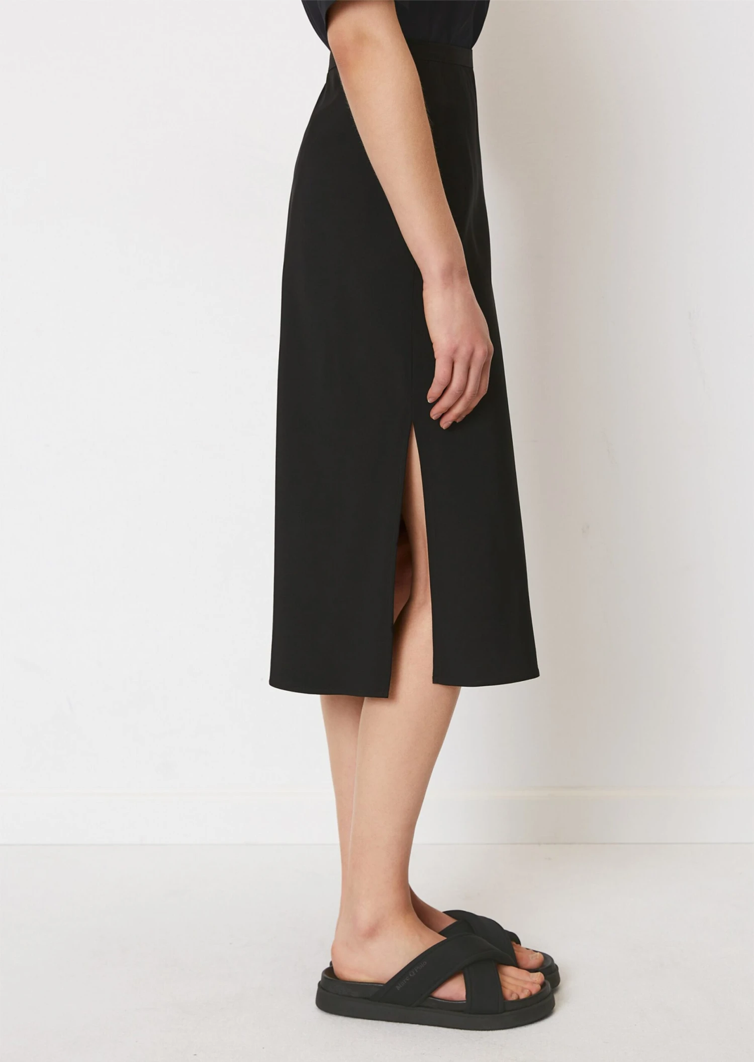 Marc O'Polo Flowing Slip Skirt Made From Viscose Twill 6 Marc O'Polo Flowing Slip Skirt Made From Viscose Twill – Bild 6