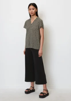 Marc O'Polo Patterned Blouse Top Made Of Lightweight Cotton Voile 12 Marc O'Polo Patterned Blouse Top Made Of Lightweight Cotton Voile -Schlichte Eleganz 5cec1e1e4a21af2f27abba4b3d37b61c scaled