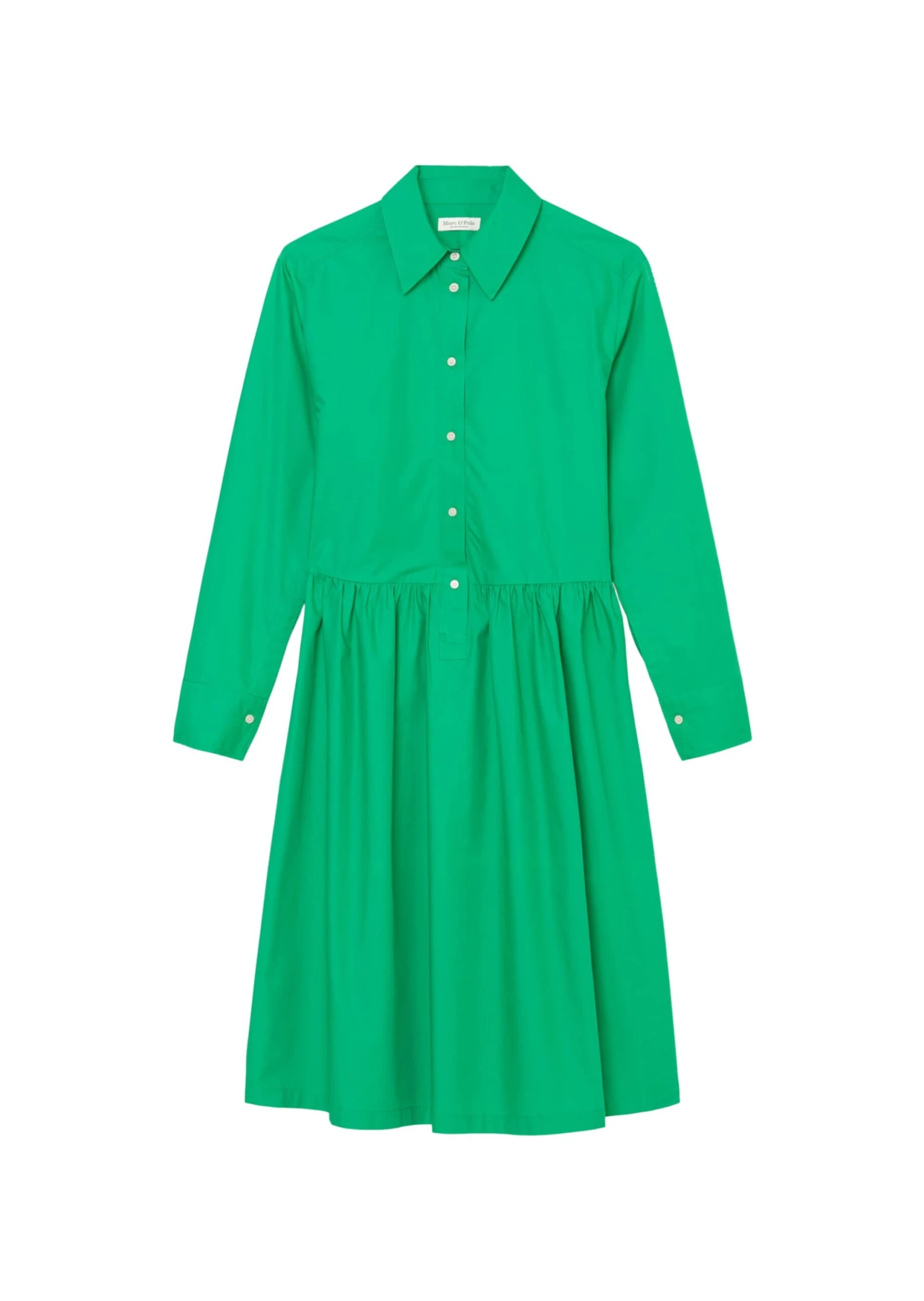 Marc O'Polo Blouse Dress With A Gathered Skirt Made From A Lightweight Organic Cotton/lyocell Blend 8 Marc O'Polo Blouse Dress With A Gathered Skirt Made From A Lightweight Organic Cotton/lyocell Blend – Bild 8